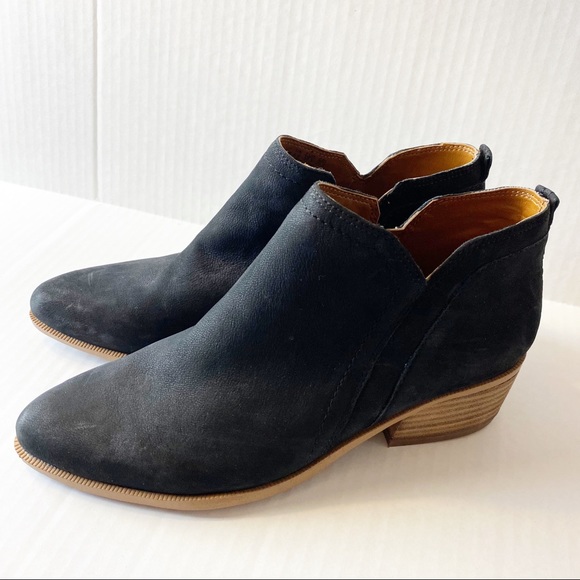 franco sarto laslo black bootie
